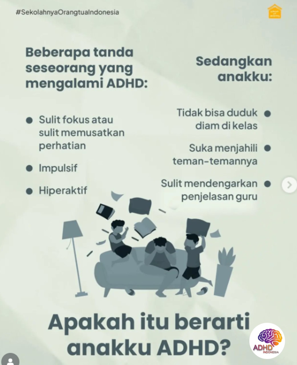 Ciri dan Gejala ADHD pada Anak Usia Dini di Kota Palembang
